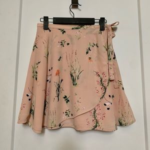 Sunday Best (Aritzia) Ariel FloralPrint Wrap Skirt